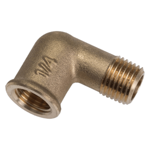 Winkel 90° I/A mit zyl. IG (Rp) und kon. AG (R) - ISO 7-1 1 1/2"