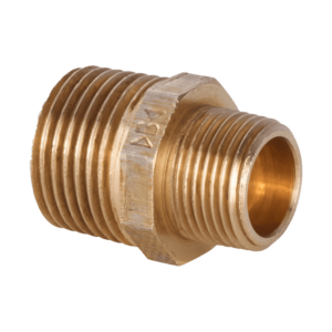 Doppelnippel reduziert mit kon. AG (R) - ISO 7-1 1 1/2" x 1"