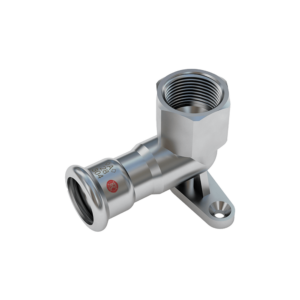 Deckenwinkel mit 2 Lochflansch mit zyl. IG (Rp) - ISO 7-1 15 x 1/2"