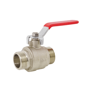 Kugelhahn Heizung PN40 AG x AG (G) - ISO 228-1, Hebelgriff 1/2"