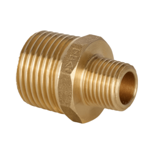 Doppelnippel reduziert mit kon. AG (R) - ISO 7-1 1 1/2" x 1 1/4"