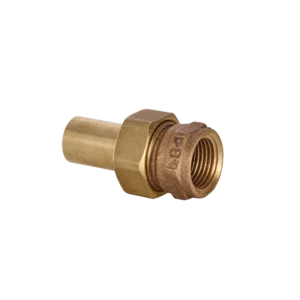 Rohrverschraubung flach dichtend mit zyl. IG (Rp) - ISO 7-1 und Rohrstutzen 15 x 1/2"