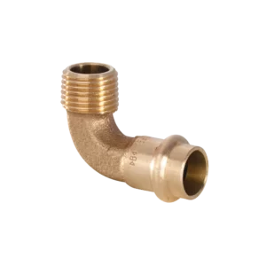 Heizkörperanschlusswinkel 90° mit kon. AG (R) - ISO 7-1 15 x 1/2"