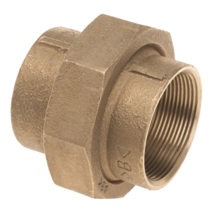 Female Straight Union Coupler (Flat) 1"