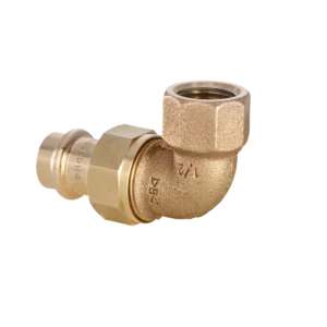 90° Bend Female Thread with Union 22 x 1"