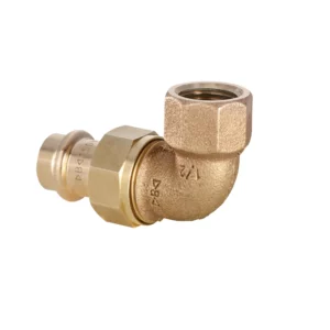 90° Bend Female Thread with Union 12 x 1/2"