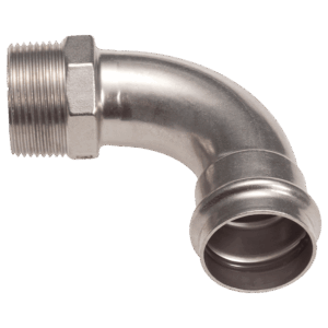 Cot 90° cu filet exterior 15 x 1/2"