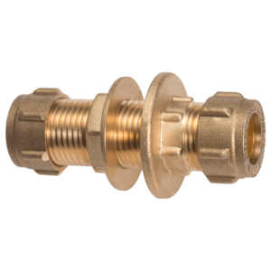 Straight Coupler Bulkhead 15mm