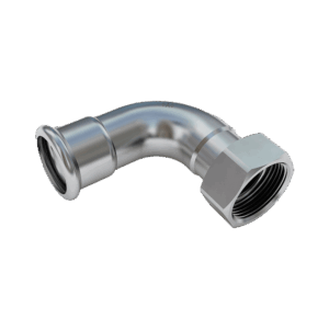Racor Loco Curvo tuerca H 15 x 1/2"