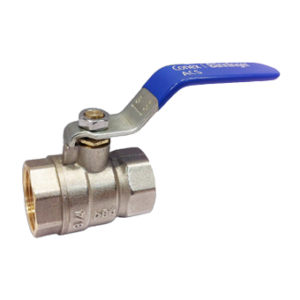 Válvula de esfera PN25 HH ligera - palanca AZUL 3"