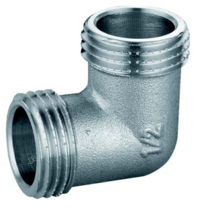 Codo 90º Niquelado 1"