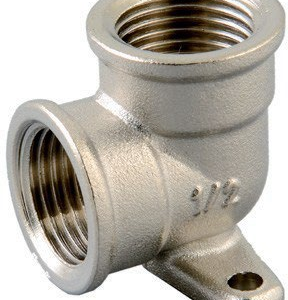 Codo placa HH Niquelado 1/2"