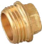 Bouchon mâle avec écrou carré 1"