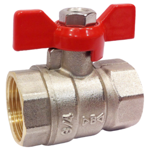 Valvola a sfera FF PN25 a T 1"