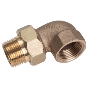 Bocchettone a 90° MF, sede conica 1 1/2"