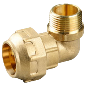 Gomito a 90° con filetto M 20 x 1/2"