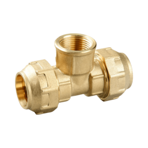 Tee con filetto F 90 x 3 x 90mm
