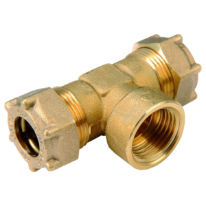 Tee con filetto F 22 x 3/4"