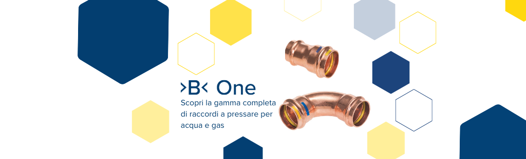 Banner BOne raccordi per acqua e gas